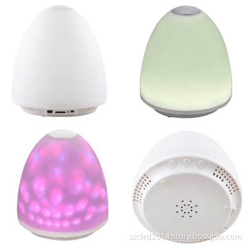 Colorful LED Night Light with Bluetooth Speaker